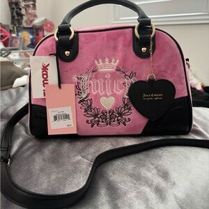 Juicy Couture pink bowler bag